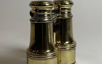 Polished Brass Gentlemens Binoculars Circa 1920