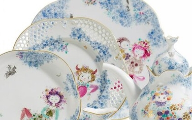 Porcelain tea set "Summernight's Dream" for 6 Persons