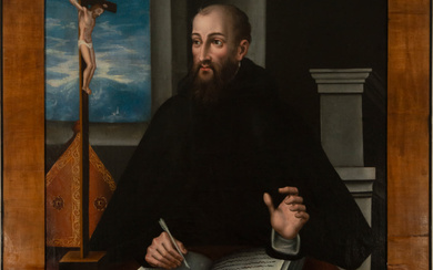 Portrait of a religious, Italian Mannerist active in Phillip III...