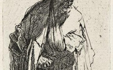 REMBRANDT VAN RIJN, Beggar with a Wooden Leg.