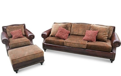 Ralph Lauren Leather Sofa Set