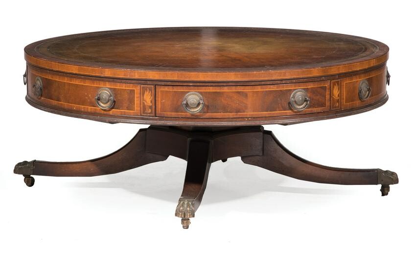 Regency-Style Mahogany Rent Table