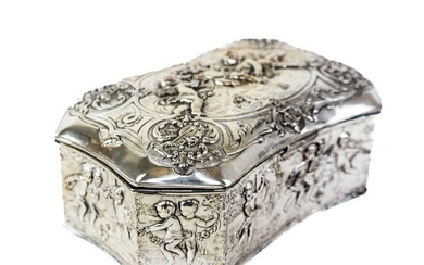 Renaissance-Style Hanau Sterling Silver Box