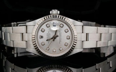 Rolex Lady Datejust 26mm Watch W/Diamonds Ref. 69174