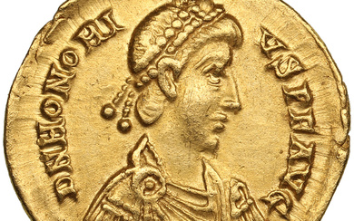 Roman Empire, Ravenna AV Solidus AD 402-406 - Honorius (AD 393-423)