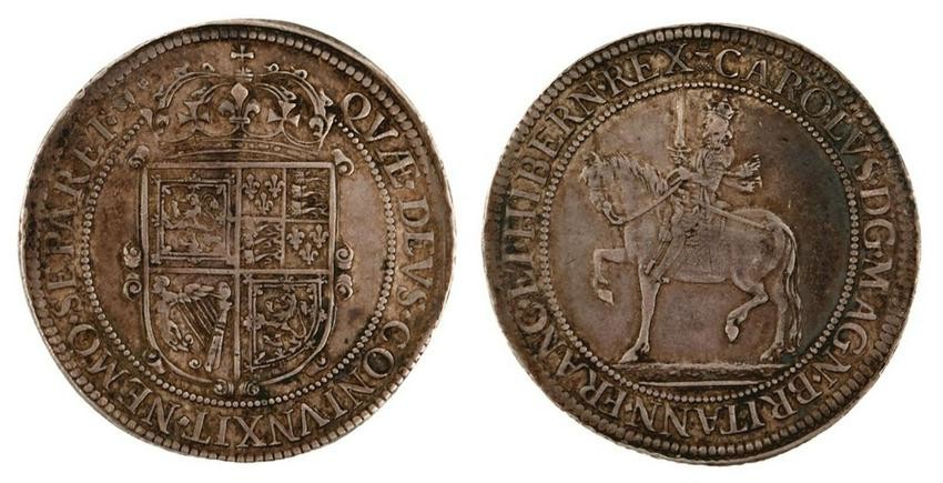 SCOTLAND, Charles I sixty shillings, third coinage, B