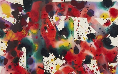 Sam Francis (American, 1923-1994) Untitled (SF73-095) Signed and dated...