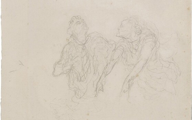 Scene d'une comedie, Honoré Daumier