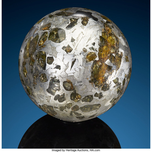 Seymchan Meteorite Sphere Pallasite, PMG Magadanskaya Oblast, Russia...