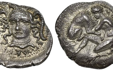 Sicily, Morgantina, Litra, after 334 BC AR (g 1,12; mm...