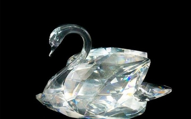 Swarovski Crystal Figurine, Swarovski Swan, Feathered