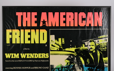 THE AMERICAN FRIEND ORIGINAL PROMOTIONAL FILM POSTER.