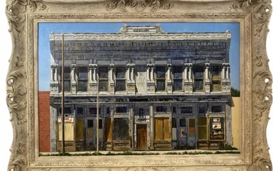 The Rawlins Building by Garriott - Oil on Panel