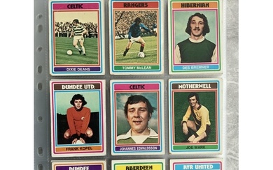 Topps 1976 Scottish Footballers Football Card Set: Complete ...