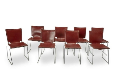 Toyoda Hiroyuki (1946n2000), ICF Pelle chair, Designed 1985