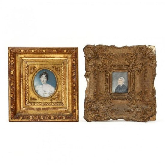 Two Continental Portrait Miniatures