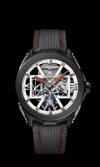 ULYSSE NARDIN EXO-SKELETON X A unique piece created to support Only Watch, inspired by Autonomyo, a walking exoskeleton for more freedom.