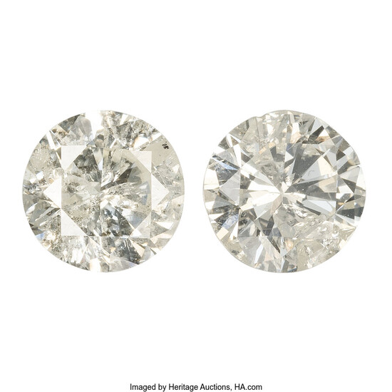 Unmounted Diamonds Diamond: Round brilliant-cut weighing 0.69 carat Dimensions:...