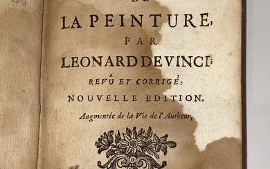 VINCI. Traité de la Peinture par Léonard de Vinci, revu et corrigé. Nouvelle édition augmentée...