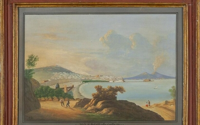 Veduta di Napoli dalla collina di Piosillipo