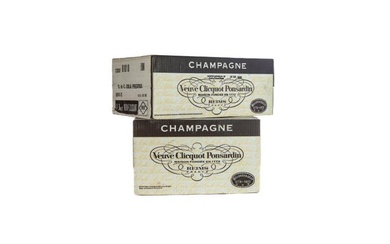 Veuve Clicquot Ponsardin, Champagne Brut Champagne Due casse di cartone...