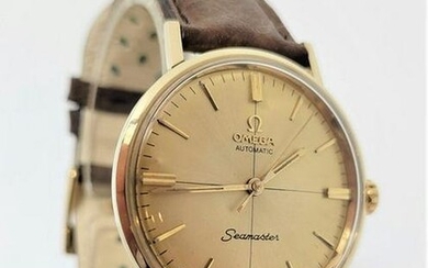 Vintage Solid 14k OMEGA SEAMASTER Automatic Watch 1960s Cal.550* LL6590-1* EXLNT