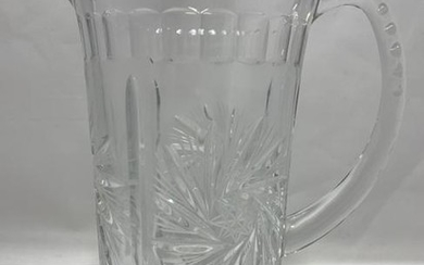 WATERFORD CUT CRYSTAL WATER TEA PITCHER 9 1/2"