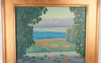 William Dorsey oil on canvas California Landscape