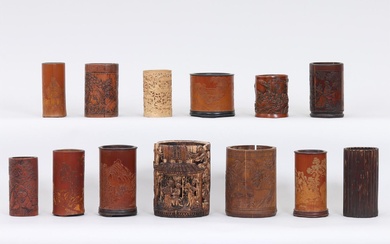 iGavel Auctions: Group of (13) brush pots. FR3SH.
