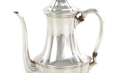 American silver demitasse pot, Tiffany & Co
