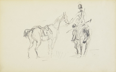 Henri de Toulouse-Lautrec (1864-1901), La Retraite (recto); Griffons (verso)