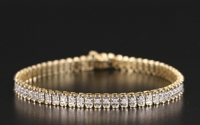 14K Diamond Bracelet