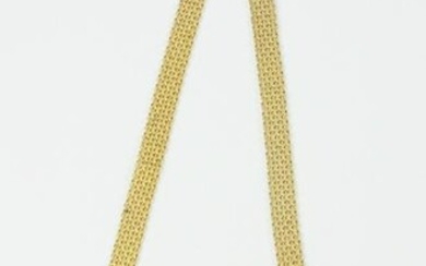 14k Italian Gold Mesh Necklace