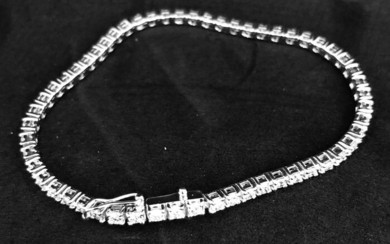 18 kt. White gold - Bracelet Diamond