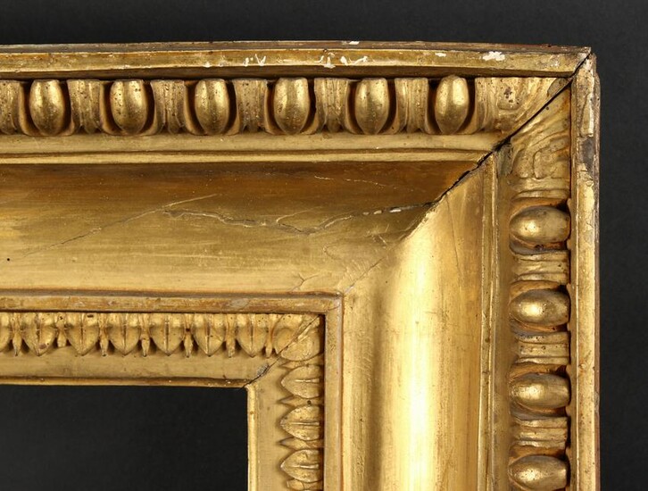 18th Century Hollow Frame with Egg and Dart Moulding.
