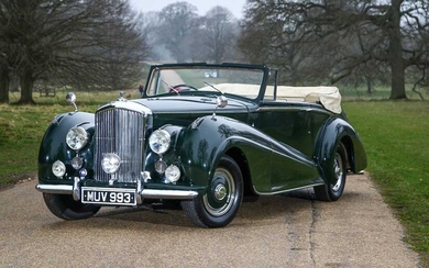 1952 Bentley MKVI 4.5 Litre Drophead Coupe 1 of just 57 cars bodied by Park Ward to their Design Number 99