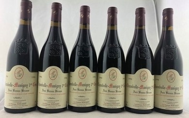 1996 Chambolle Musigny 1° Cru "Aux Beaux Bruns" - - Maison Rouget 1er Cru - 6 Bottles (0.75L)