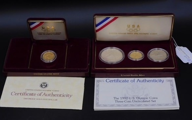 (2) Commemorative Olympic coins to include 1988