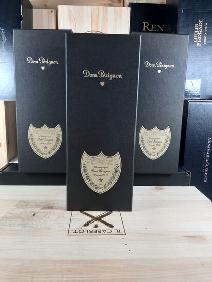 2010 Dom Pérignon Vintage - Champagne Brut - 3 Bottles (0.75L)