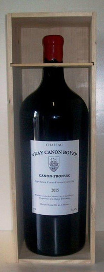 2015 Château Vray Canon Boyer Canon-Fronsac - Bordeaux - 1 Melchior (18.0L)