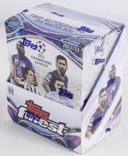 2021/22 TOPPS Finest UEFA Champions League - Sealed Hobby Box