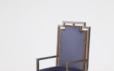 REGA ROMEO (1904 1968) Chair. Chromed metal and fa…