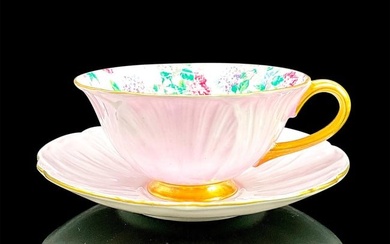 2pc Shelley England Cup and Saucer, Summer Glory