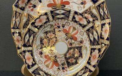 3 Pieces Imari Royal Crown Derby Porcelain