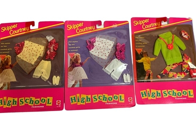 (3) Vintage High School Fashion Outfits for Skipper/Courtney