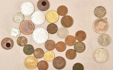 30 German coins 1813-1939 including silver coins