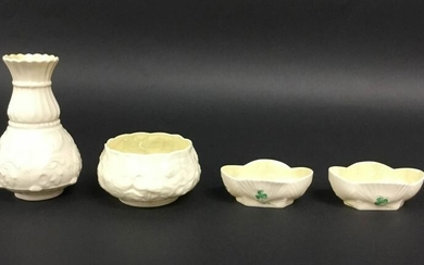 4 Pieces of Belleek Porcelain