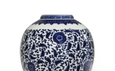 A CHINESE BLUE AND WHITE VASE QIANLONG 1736 95 The…