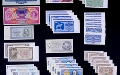 80pc Czechoslovakia Banknotes, Czechia, Czech Republic