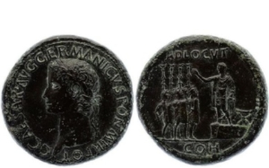 Caligula (37 41). Sesterce, c. 37 38 Rome (Ae 23,2…